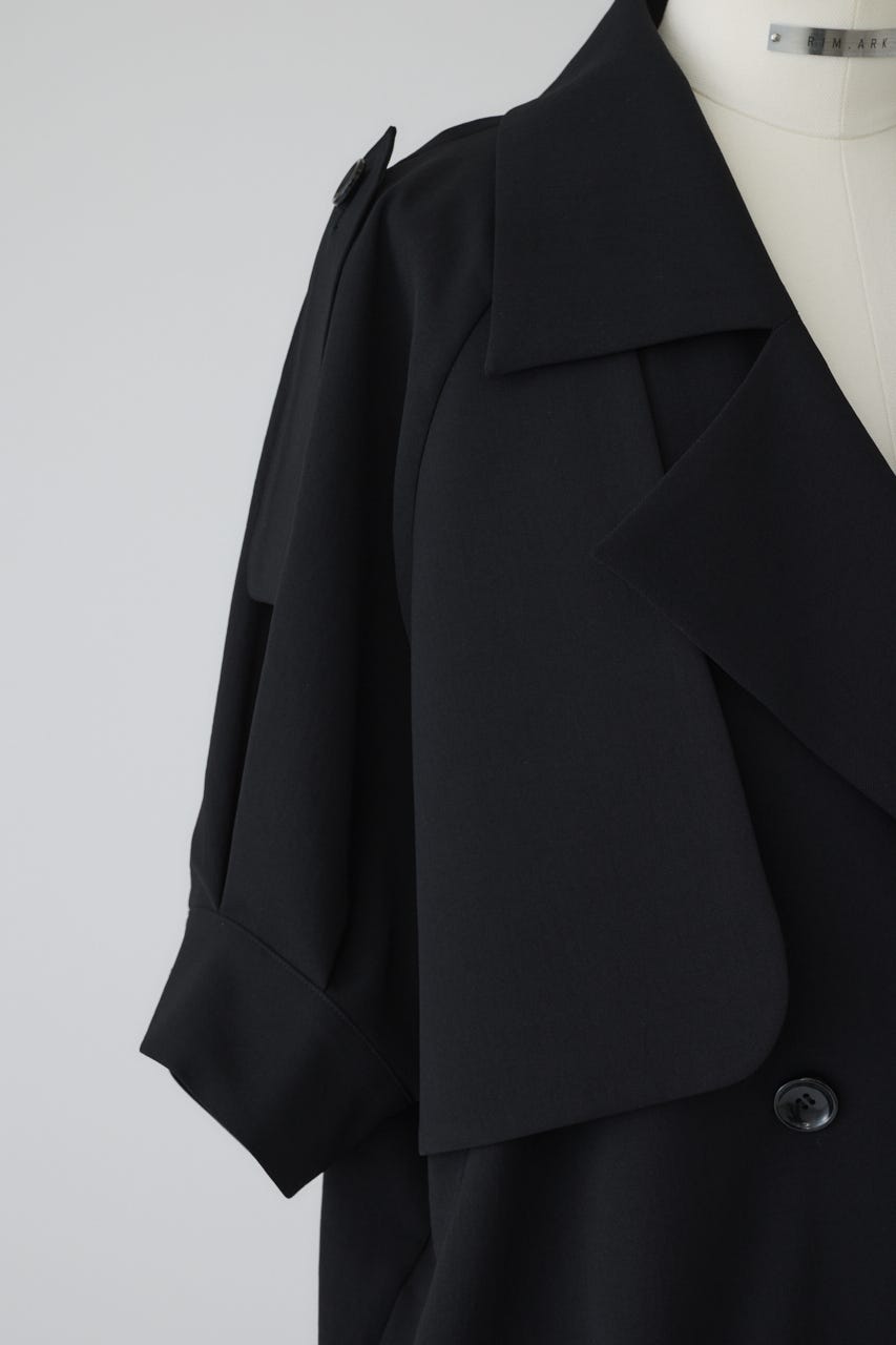 Soft trench JK BLK FREE