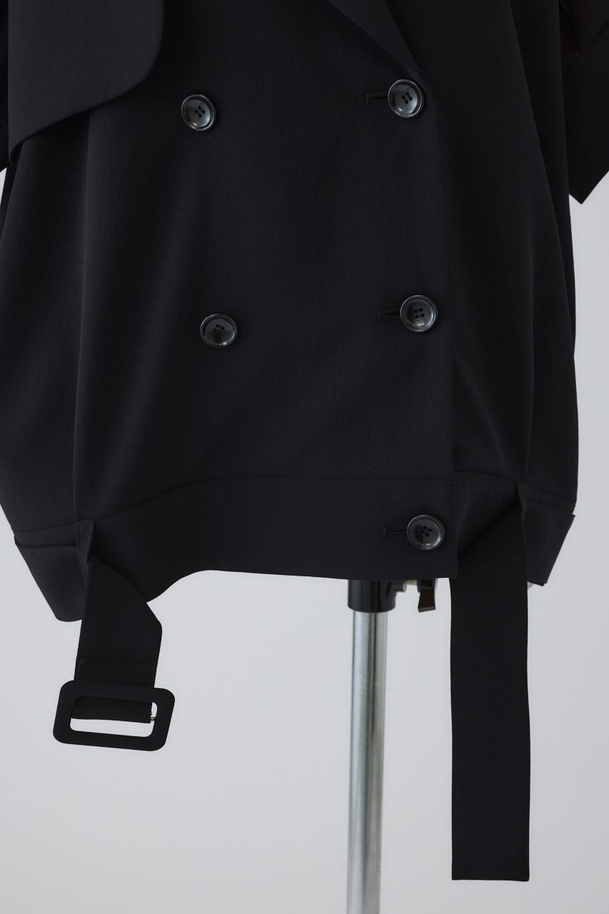 Soft trench JK BLK FREE