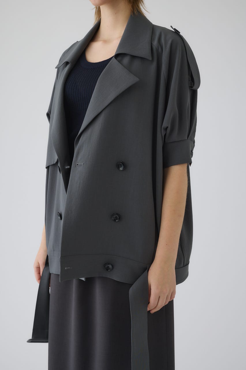 Soft trench JK GRY FREE