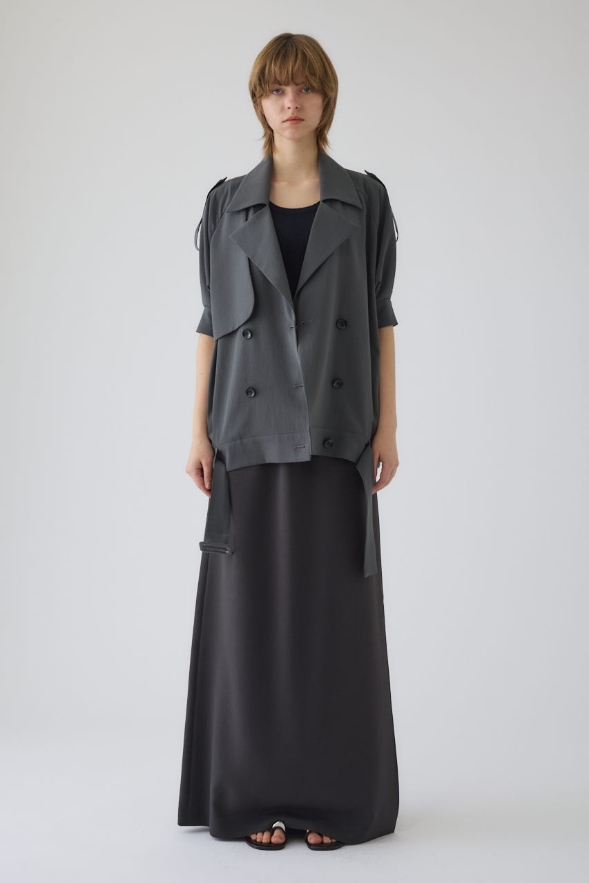 Soft trench JK GRY FREE