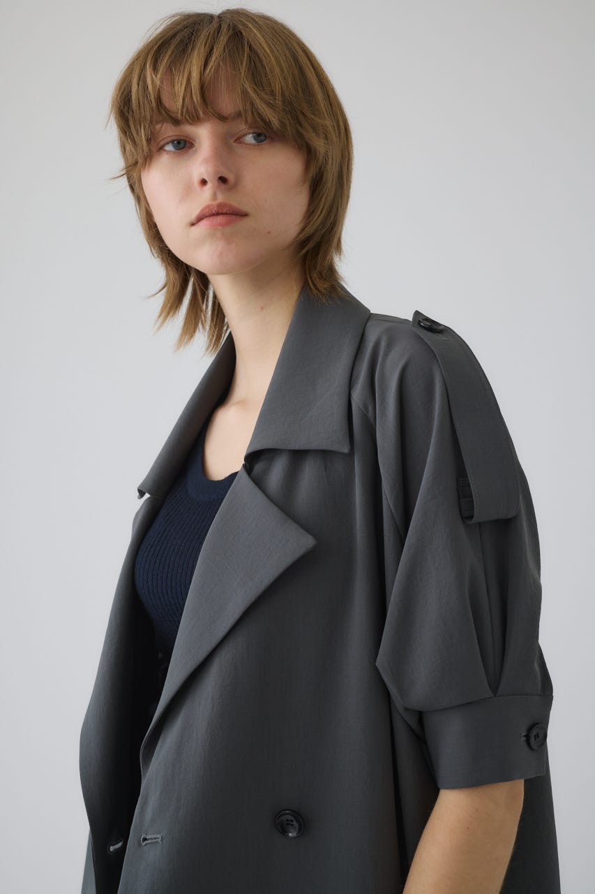 Soft trench JK GRY FREE