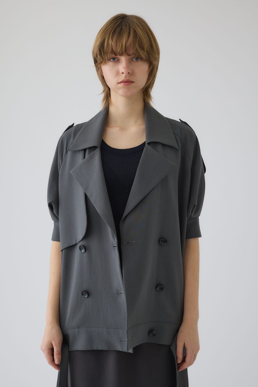 Soft trench JK GRY FREE