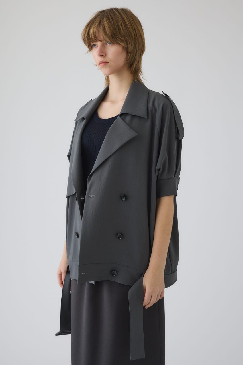 Soft trench JK GRY FREE