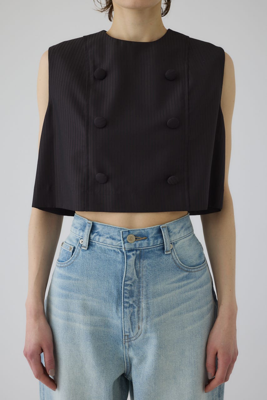 5/1- order start Mannish vest like tops BLK FREE