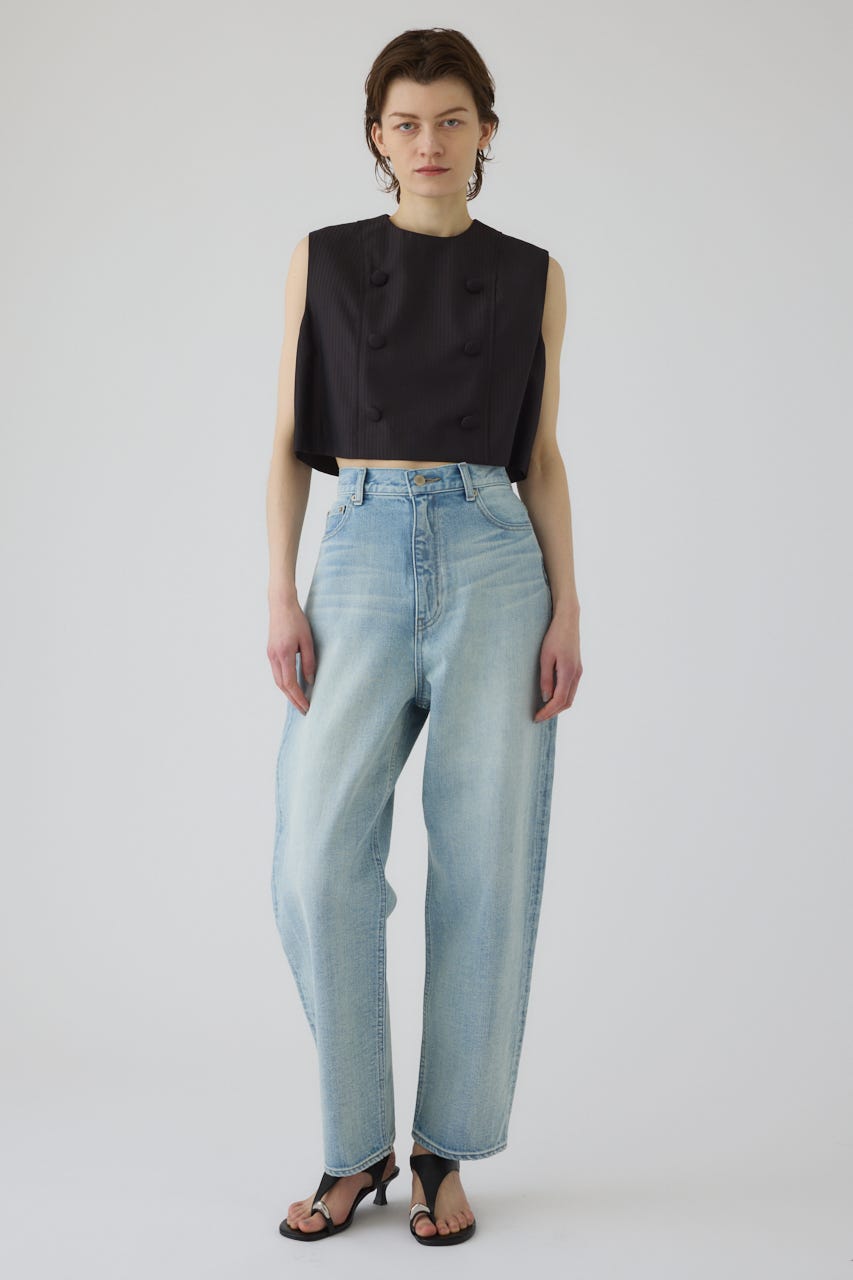 5/1- order start Mannish vest like tops BLK FREE