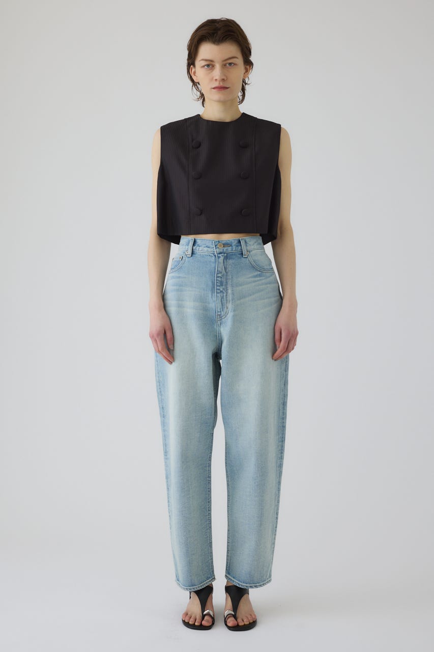 5/1- order start Mannish vest like tops BLK FREE