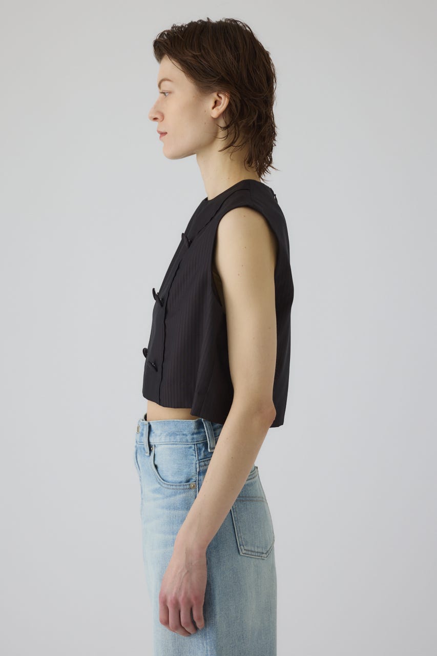 5/1- order start Mannish vest like tops BLK FREE