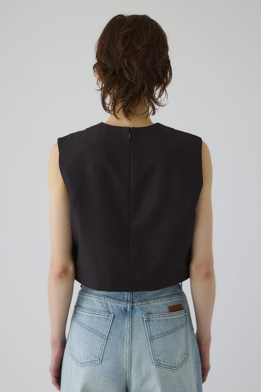 5/1- order start Mannish vest like tops BLK FREE
