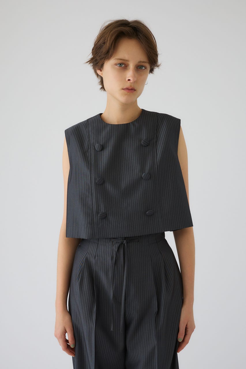 5/1- order start Mannish vest like tops GRY FREE