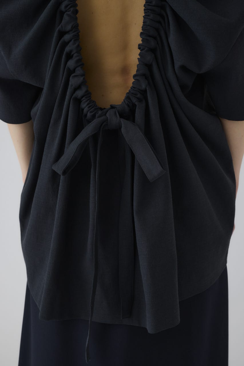 Back conscious vacation tops BLK FREE