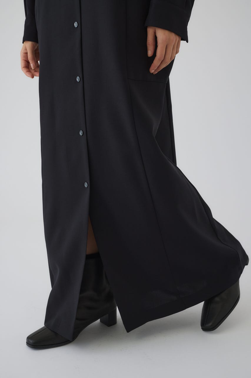 1/1- order start Drape pocket dress BLK 38