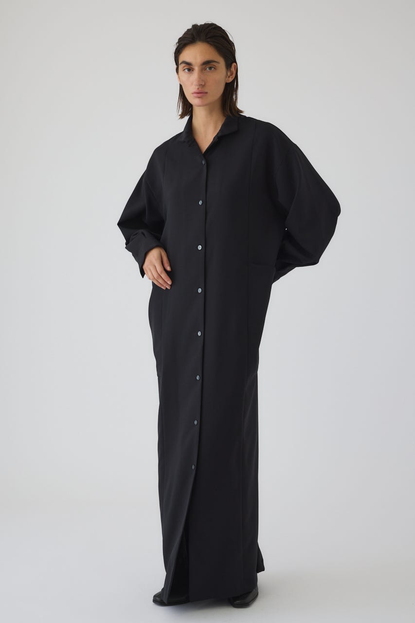 1/1- order start Drape pocket dress BLK 38