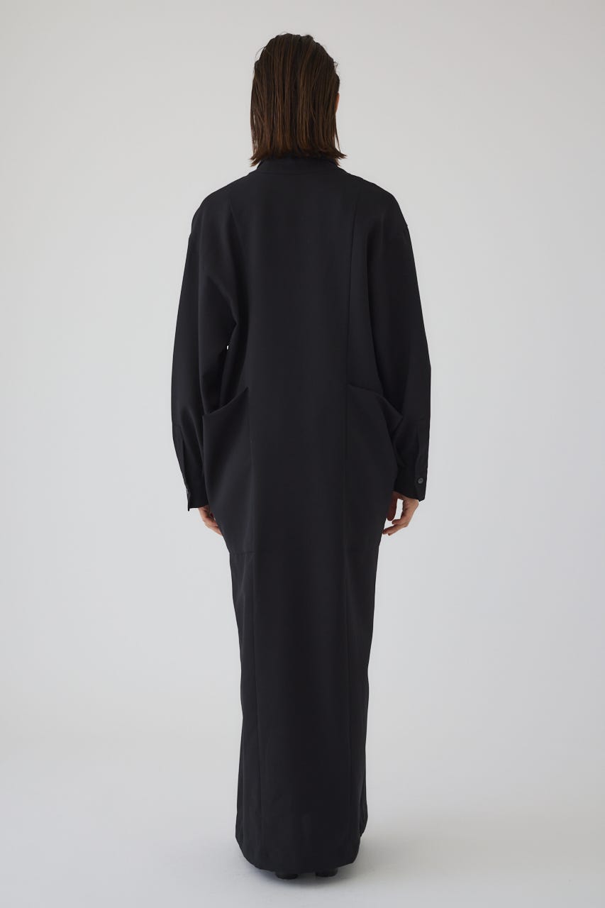 1/1- order start Drape pocket dress BLK 38