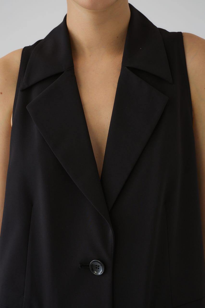 5/1- order start Halter neck tailored dress BLK 36