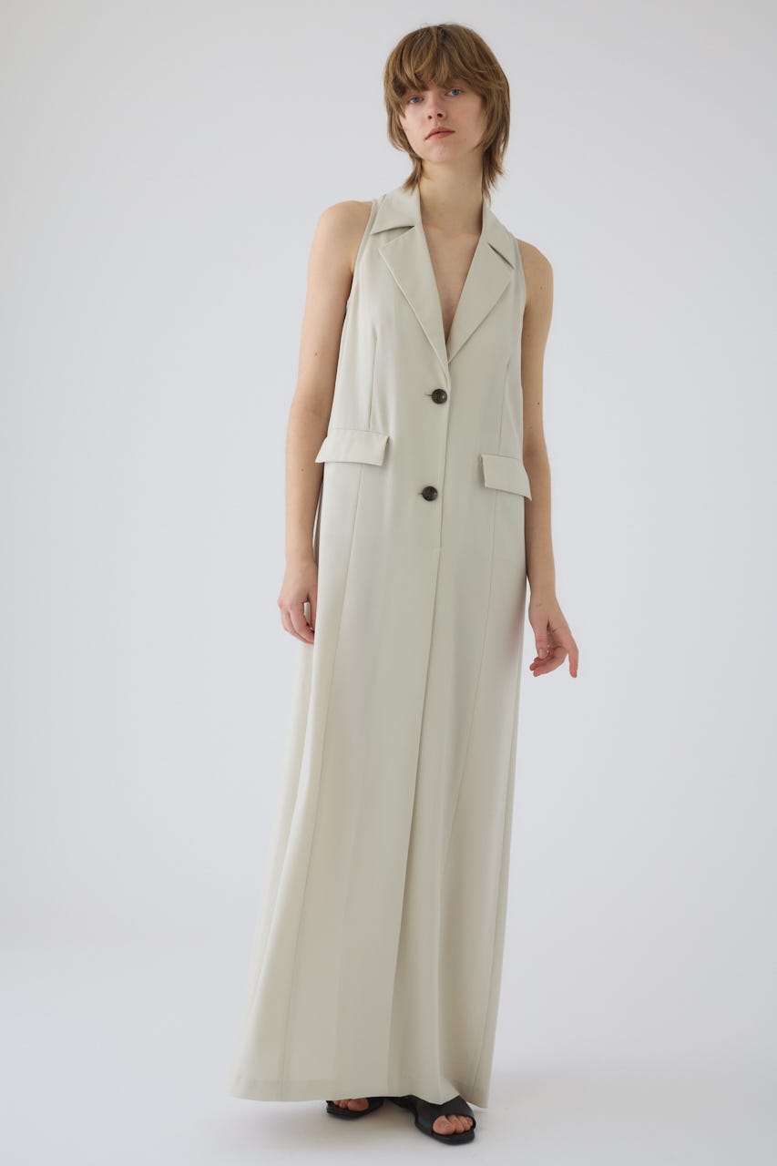 5/1- order start Halter neck tailored dress L/BEG 36