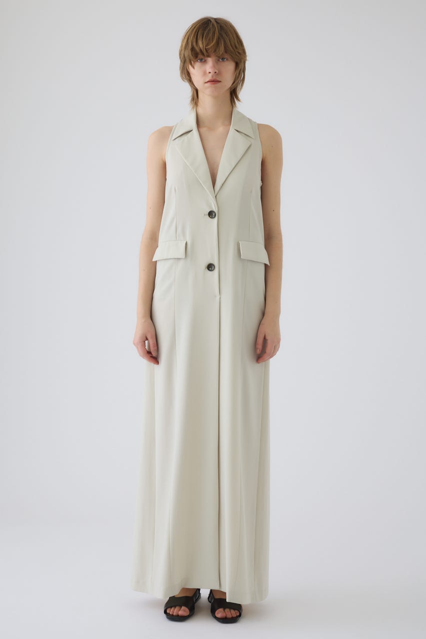 5/1- order start Halter neck tailored dress L/BEG 36