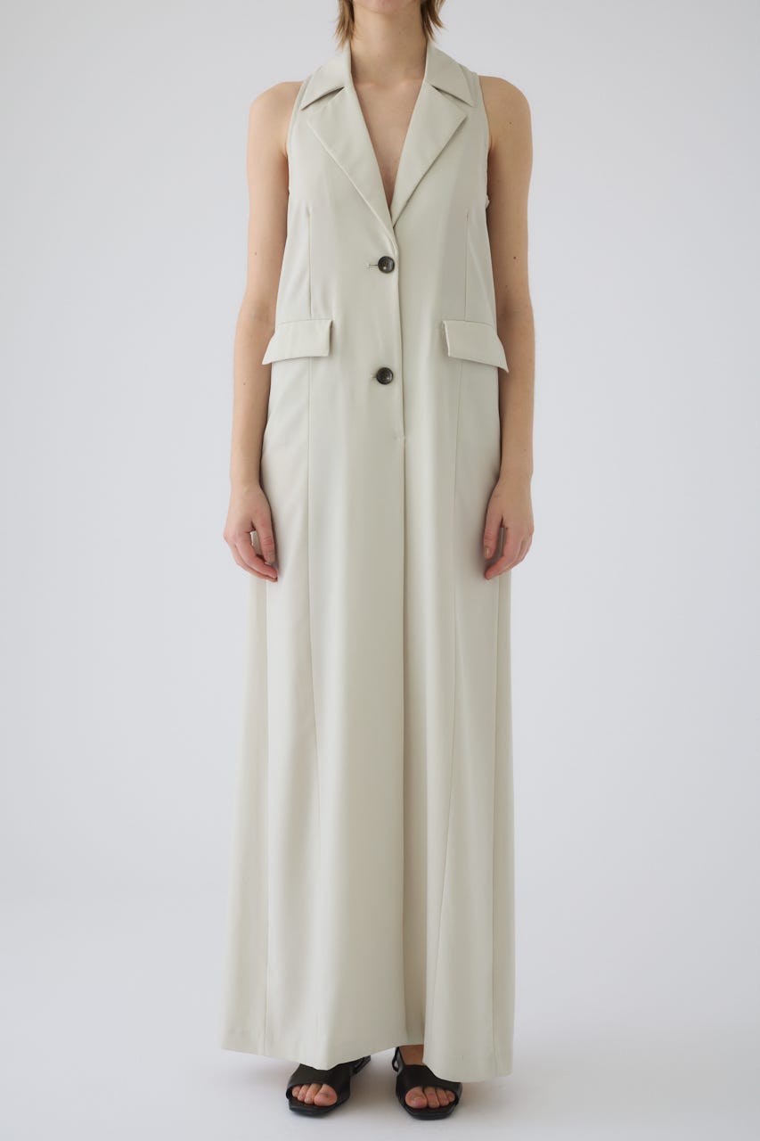 5/1- order start Halter neck tailored dress L/BEG 36