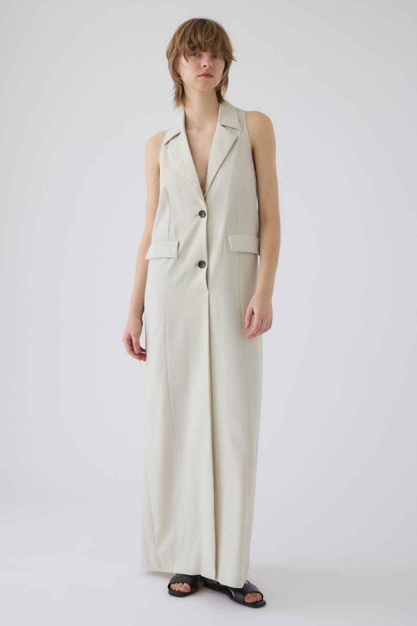 5/1- order start Halter neck tailored dress L/BEG 36