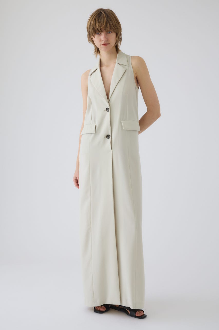 5/1- order start Halter neck tailored dress L/BEG 36