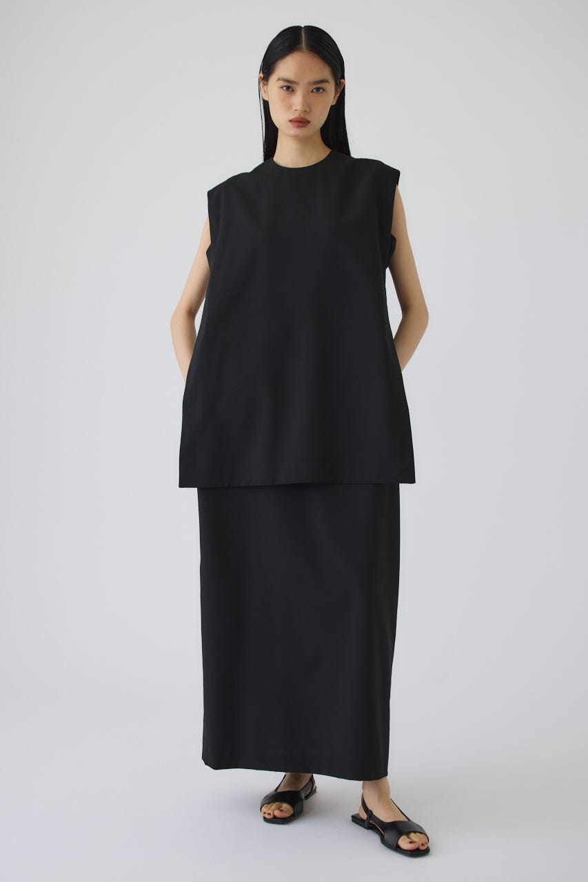 5/13- order start Square layered dress BLK 38