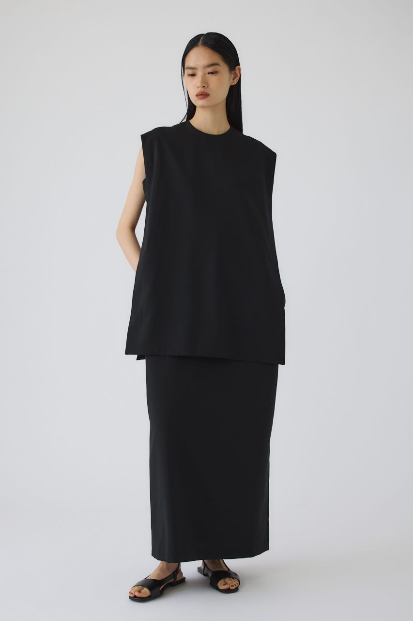 5/13- order start Square layered dress BLK 38