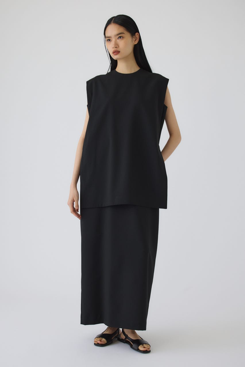 5/13- order start Square layered dress BLK 38
