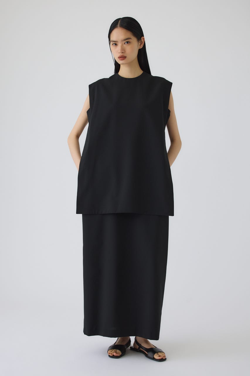 5/13- order start Square layered dress BLK 38