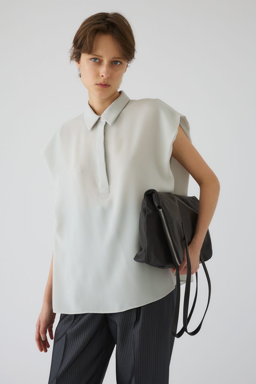 5/1- order start W-zip leather bag BLK FREE