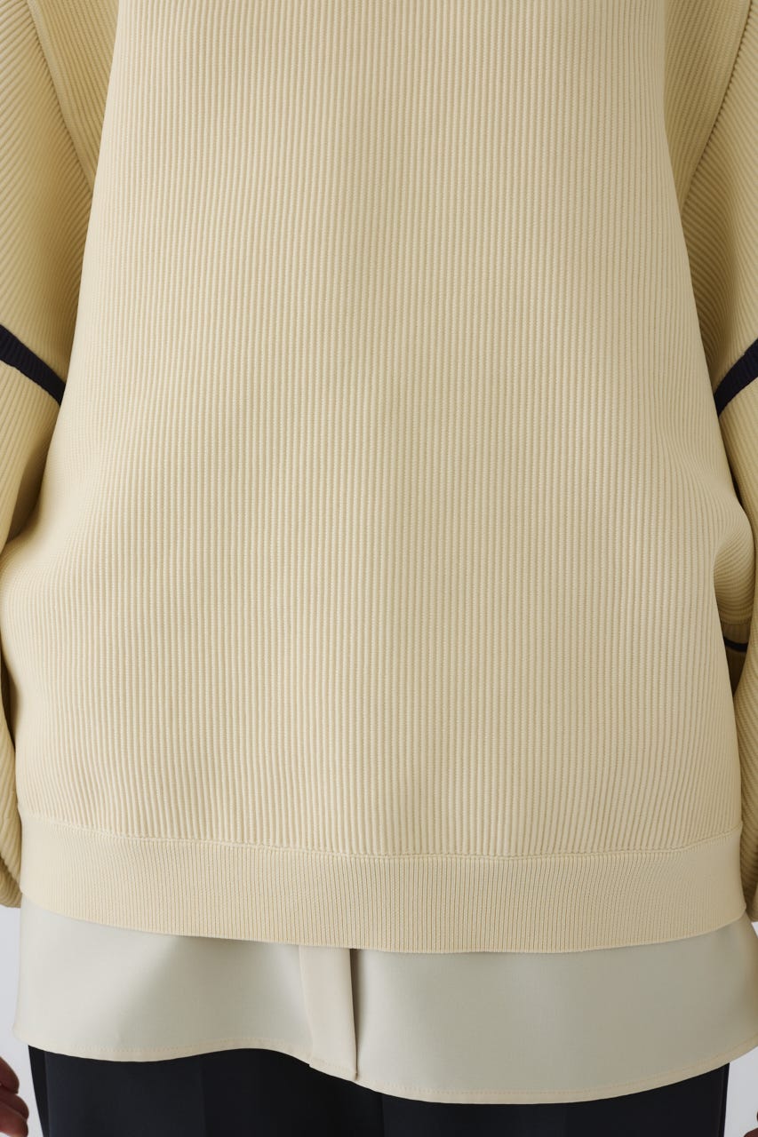 2/4- order start Volume sleeve design knit tops O/WHT FREE