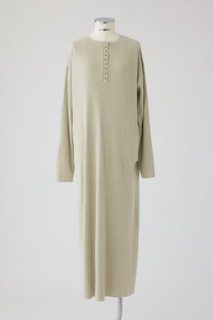 Fabric covered button dress