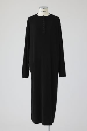 Fabric covered button dress