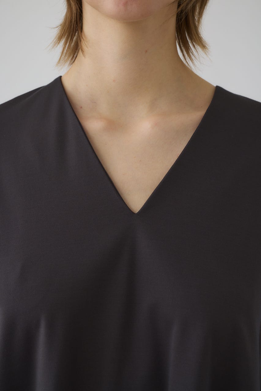 Side drawstring big T-shirts GRY FREE