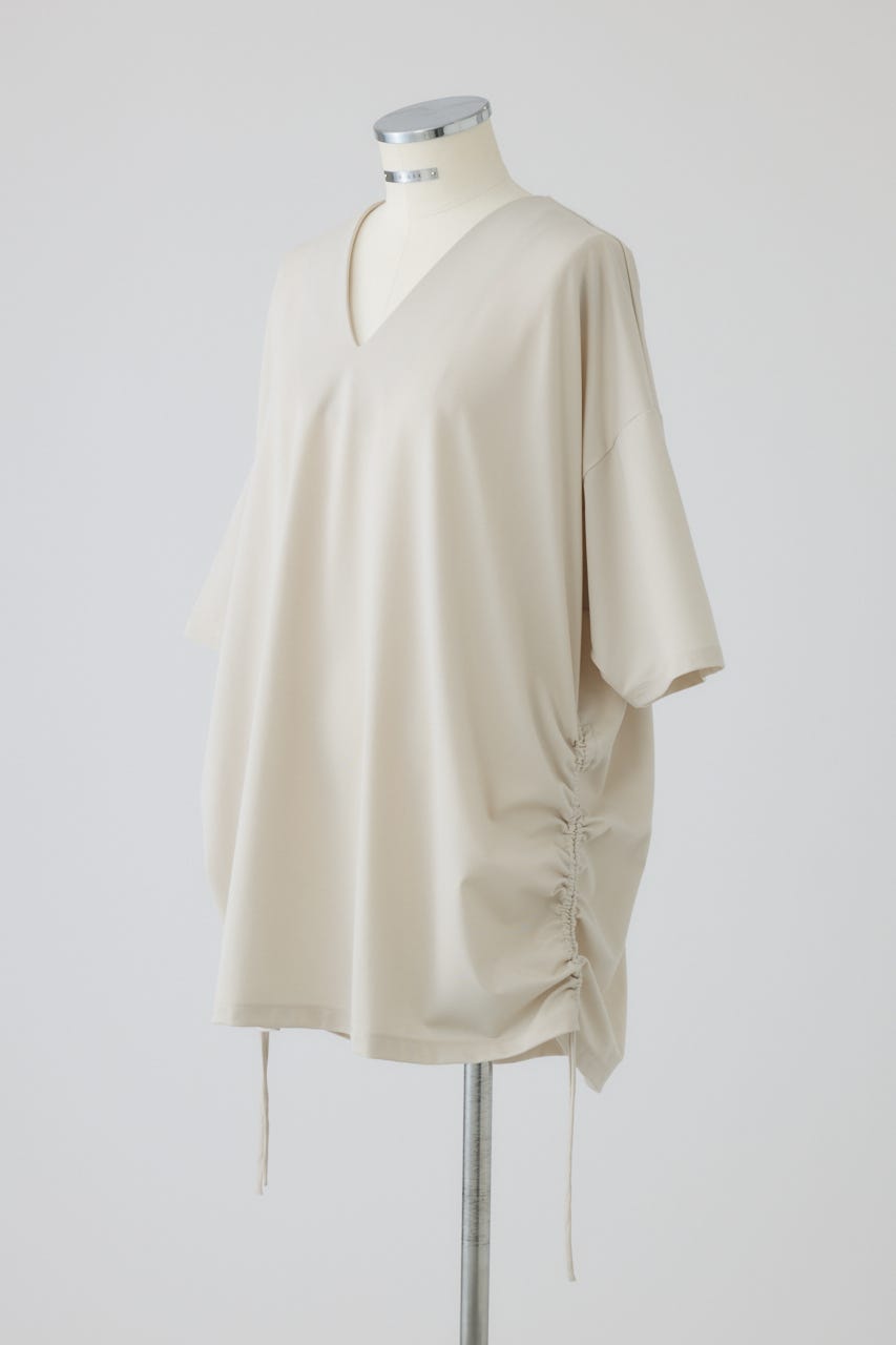 Side drawstring big T-shirts L/BEG FREE