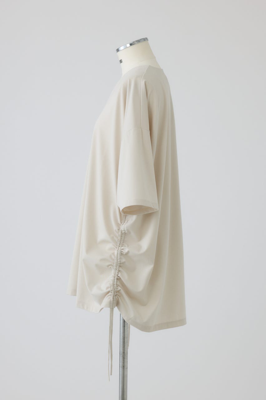 Side drawstring big T-shirts L/BEG FREE