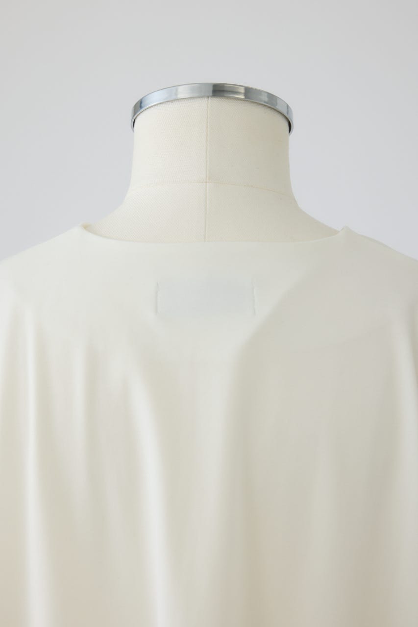 Side drawstring big T-shirts WHT FREE