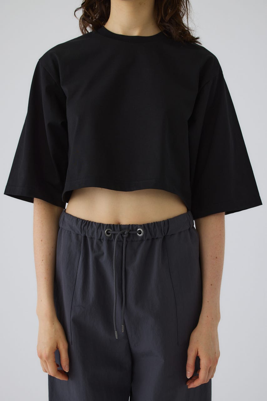 New basic short tee BLK FREE