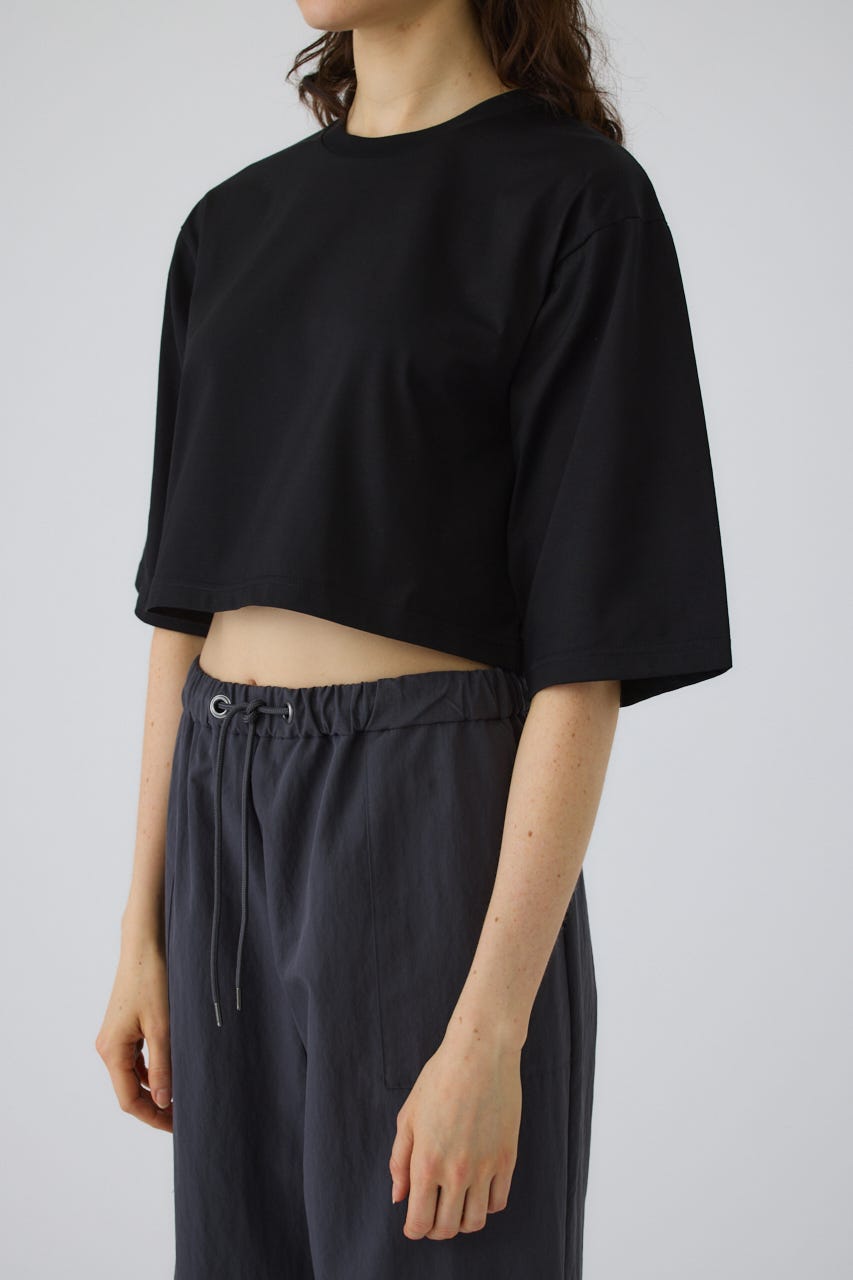New basic short tee BLK FREE