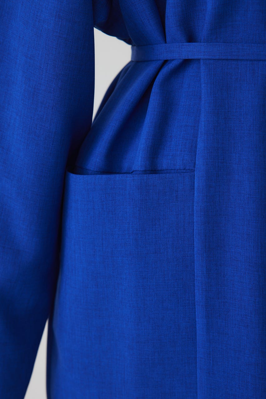 【27SS PRE ORDER】Relaxed Open-Collar Shirt D/BLU FREE