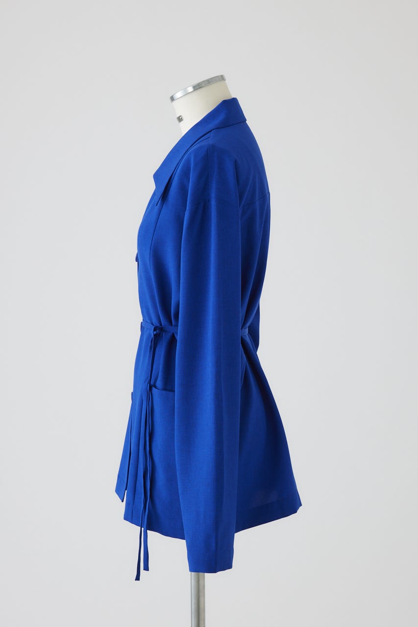 【27SS PRE ORDER】Relaxed Open-Collar Shirt D/BLU FREE