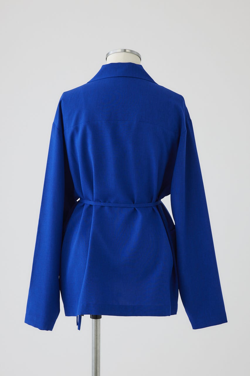 【27SS PRE ORDER】Relaxed Open-Collar Shirt D/BLU FREE