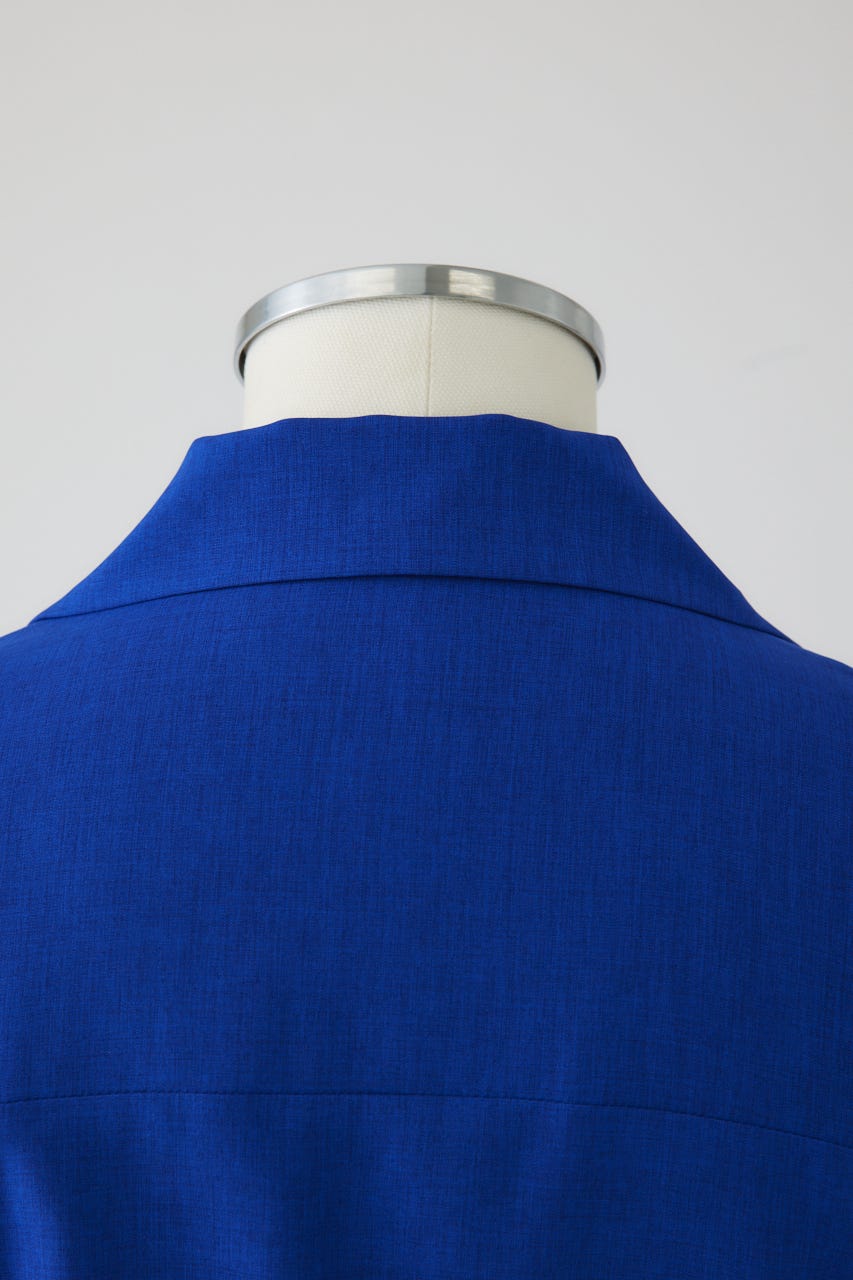 【27SS PRE ORDER】Relaxed Open-Collar Shirt D/BLU FREE