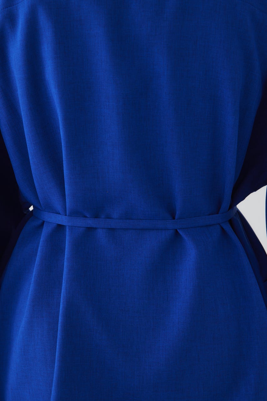 【27SS PRE ORDER】Relaxed Open-Collar Shirt D/BLU FREE