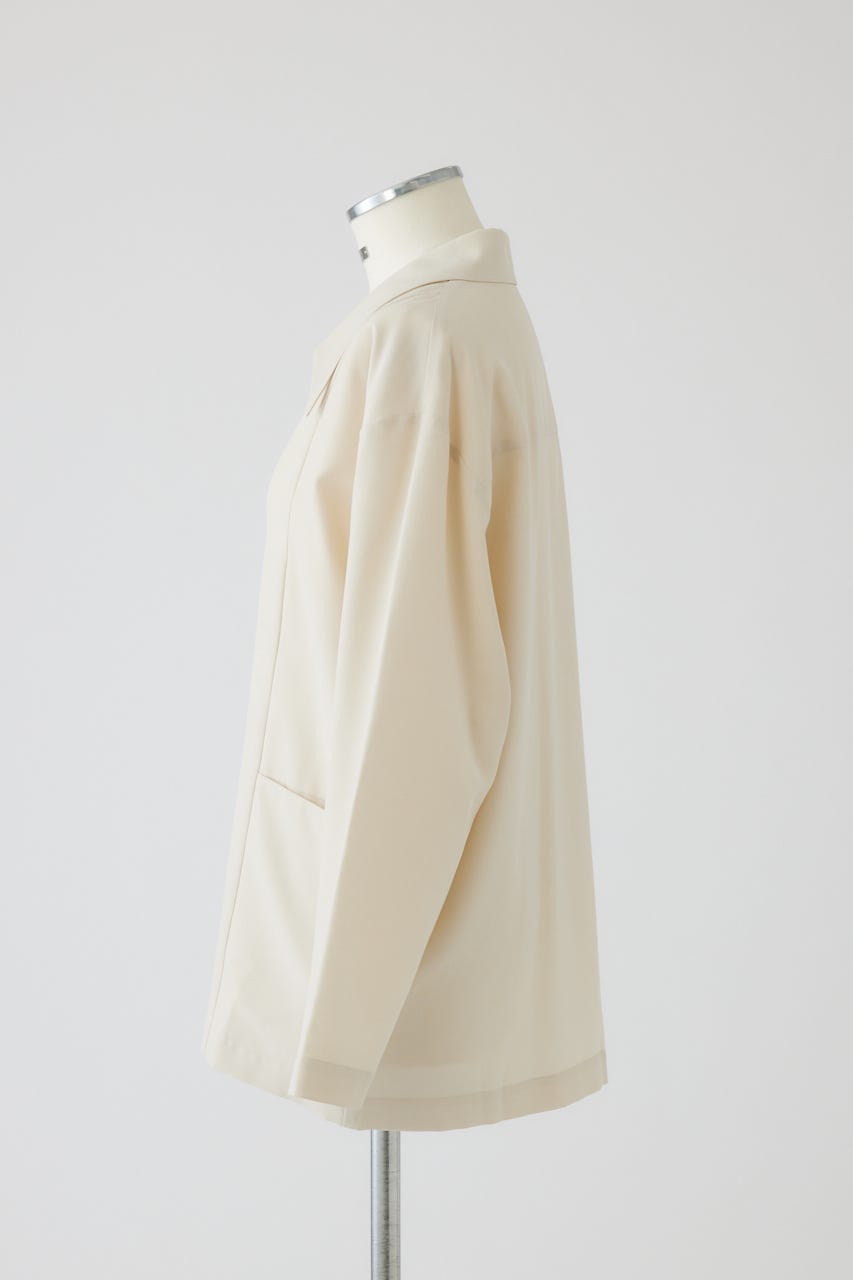 【27SS PRE ORDER】Relaxed Open-Collar Shirt L/BEG FREE