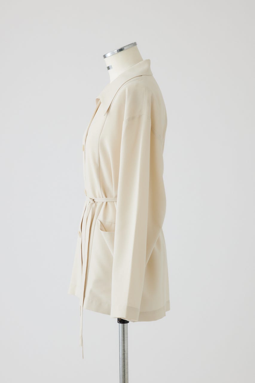 【27SS PRE ORDER】Relaxed Open-Collar Shirt L/BEG FREE
