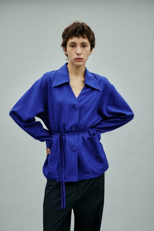 【27SS PRE ORDER】Relaxed Open-Collar Shirt