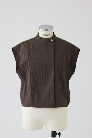 【27SS PRE ORDER】Boxy Curved Sleeve Vest