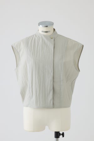 【27SS PRE ORDER】Boxy Curved Sleeve Vest
