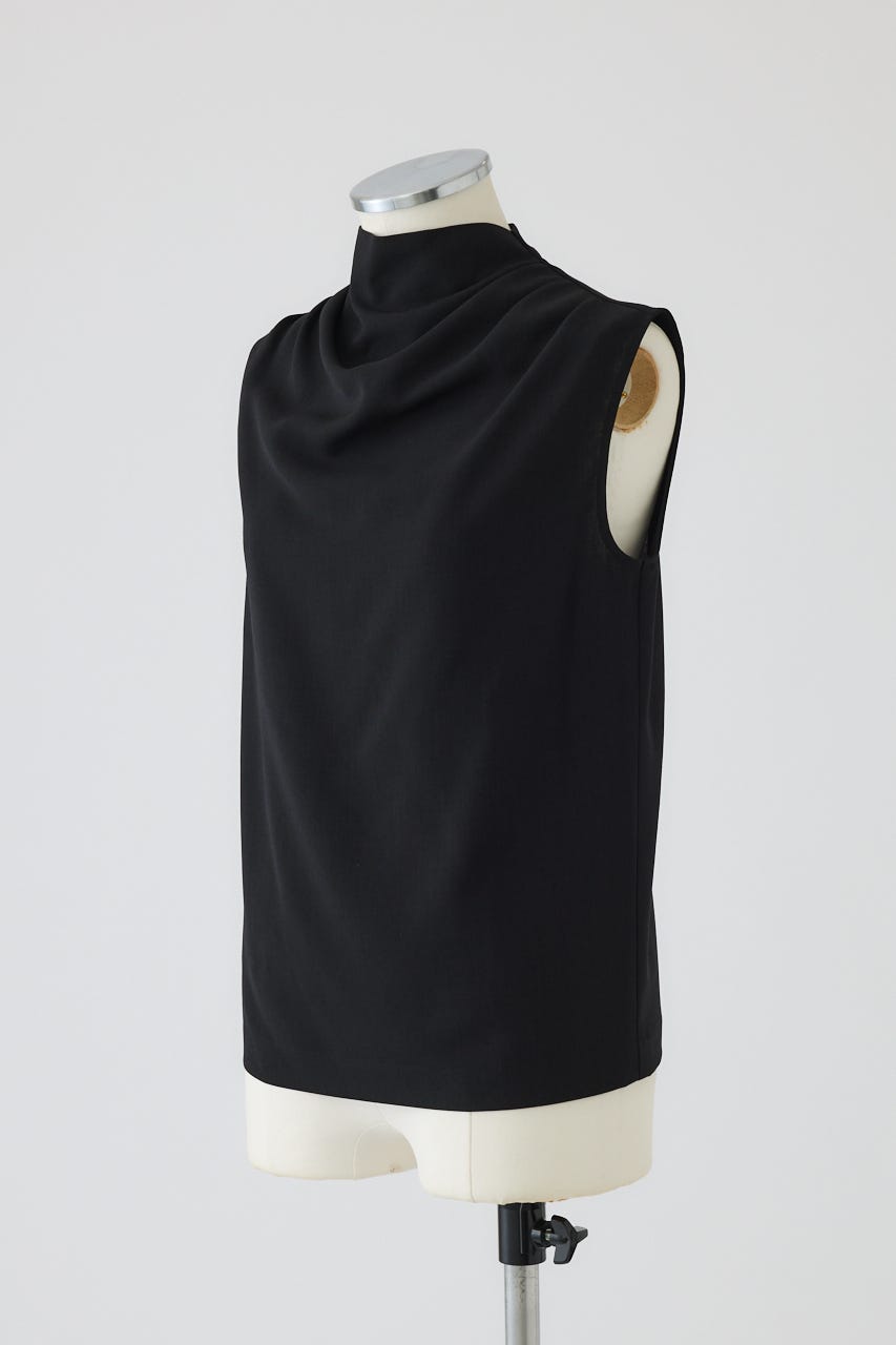 【27SS PRE ORDER】Soft Draped Sleeveless Top BLK 36