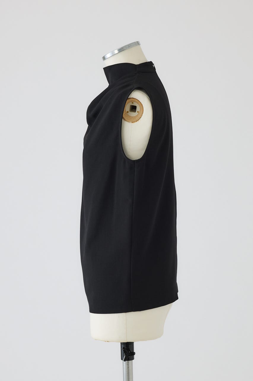 【27SS PRE ORDER】Soft Draped Sleeveless Top BLK 36