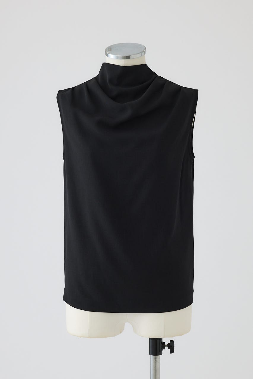 【27SS PRE ORDER】Soft Draped Sleeveless Top BLK 36
